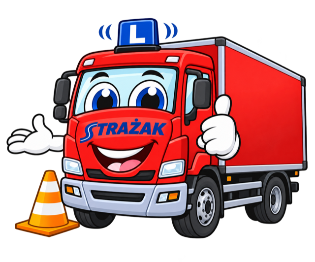 Ciężarówka solo – maskotka OCSK STRAŻAK